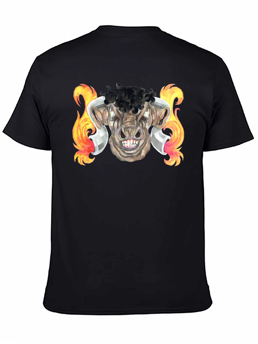 Fiery Bull Graphic Tee - Unleash Your Inner Beast!
