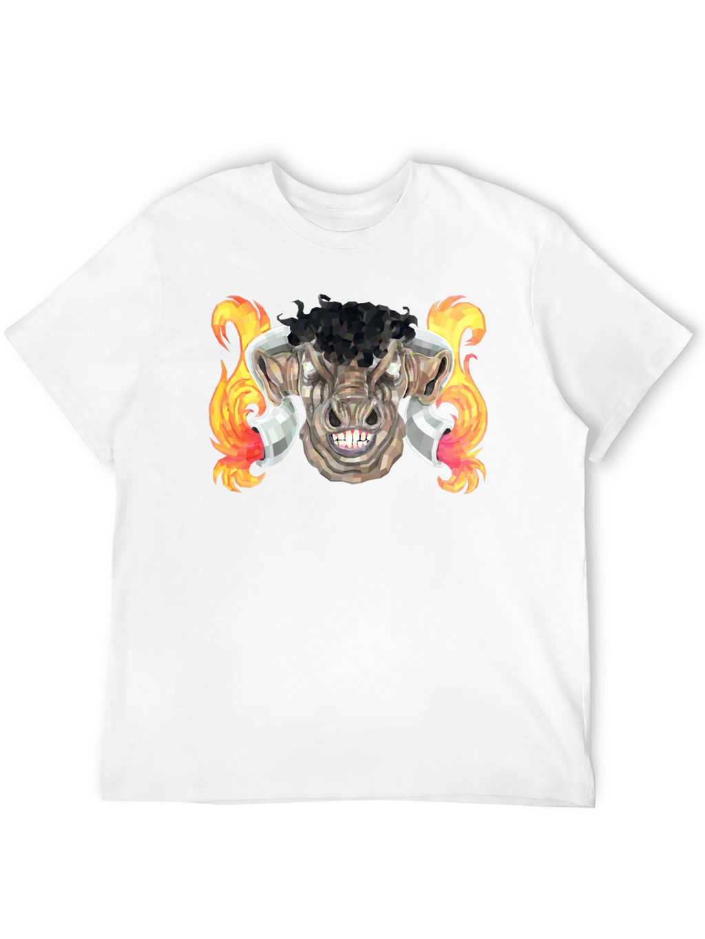 Fiery Bull Graphic Tee - Unleash Your Inner Beast!