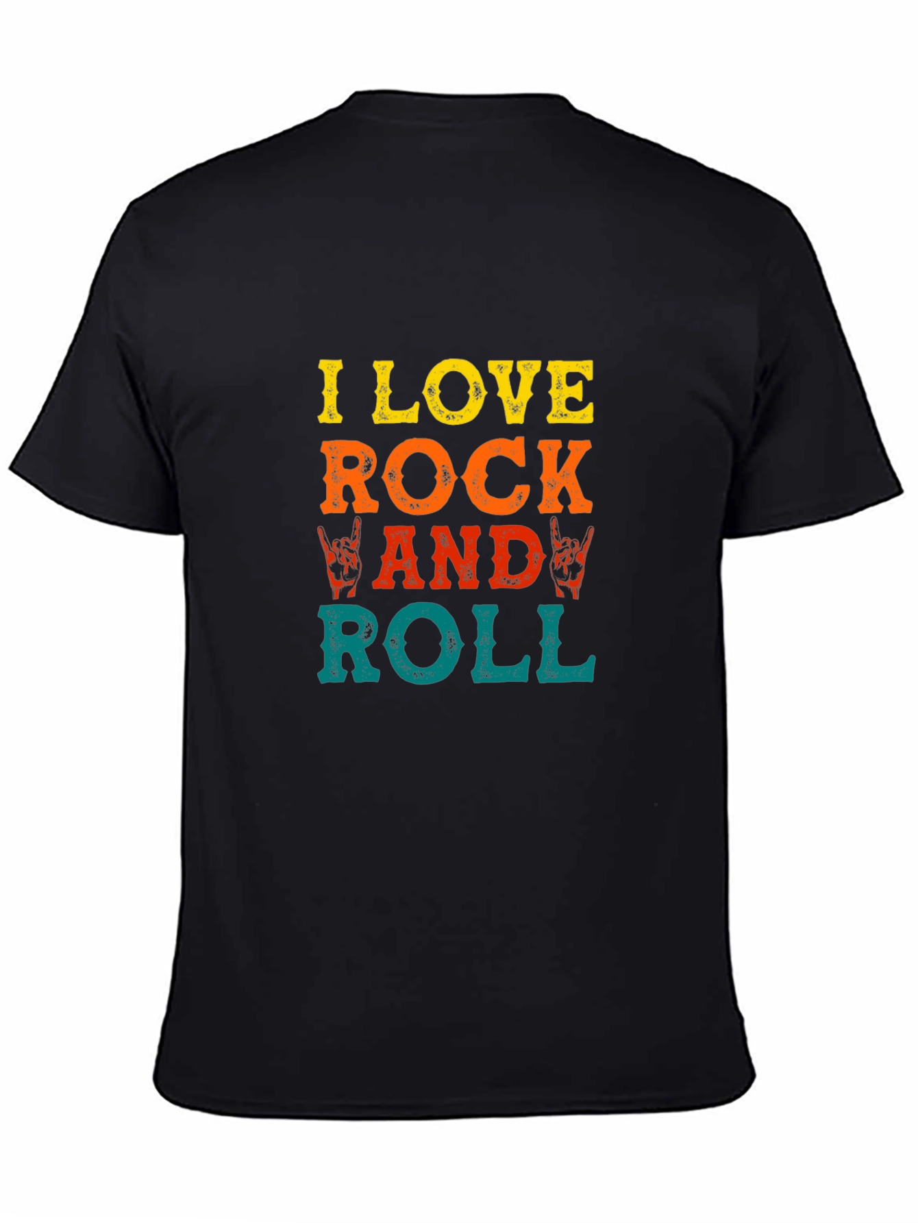 I Love Rock and Roll Graphic Tee - Classic Rock Shirt
