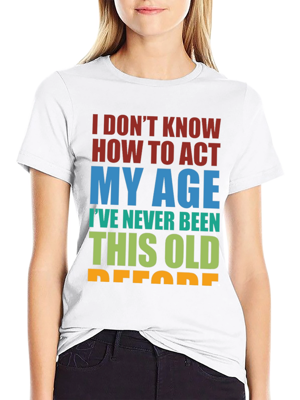 Funny Age Humor Graphic T-Shirt