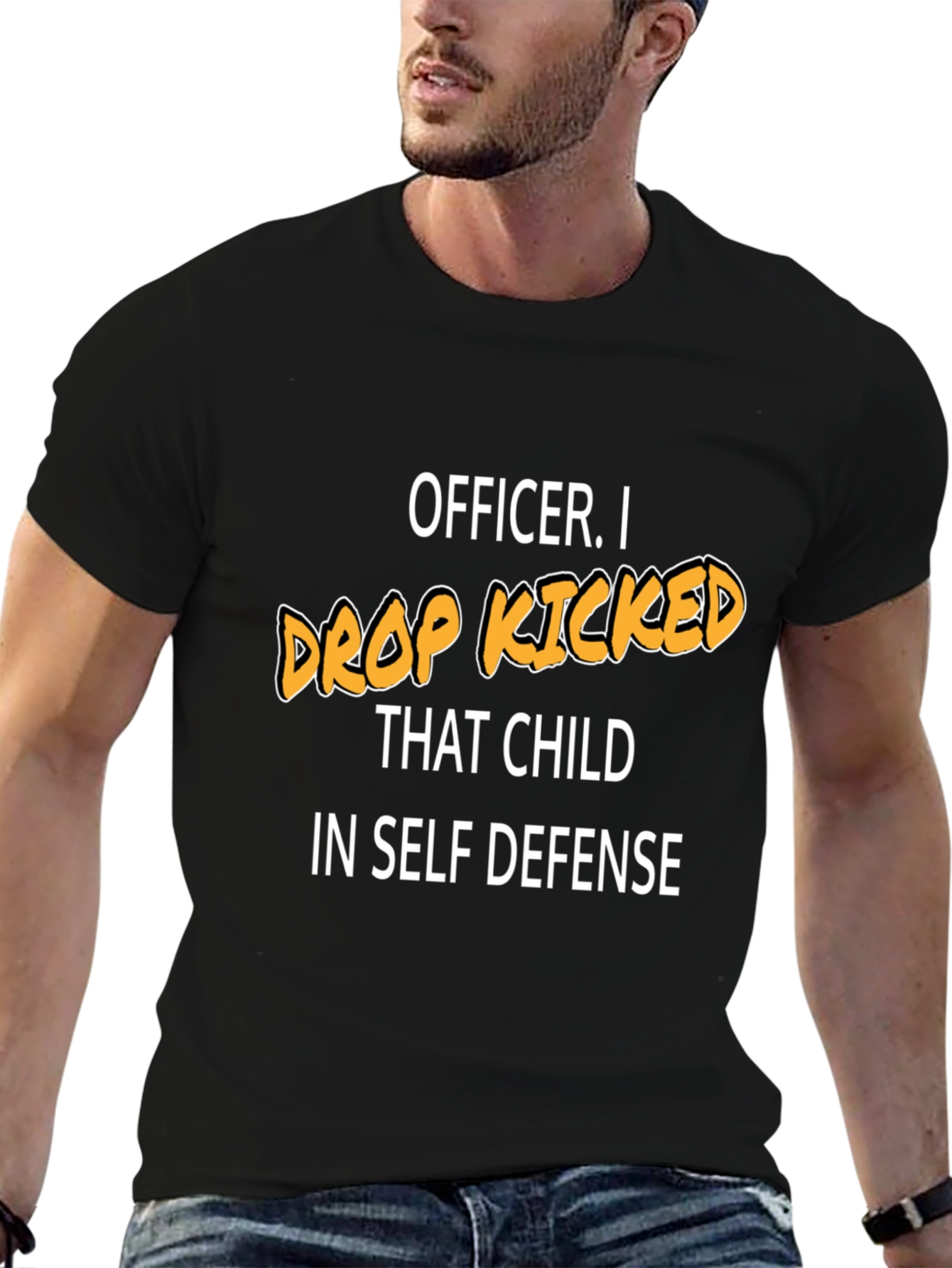 Funny Drop Kicked That Child Graphic Tee
