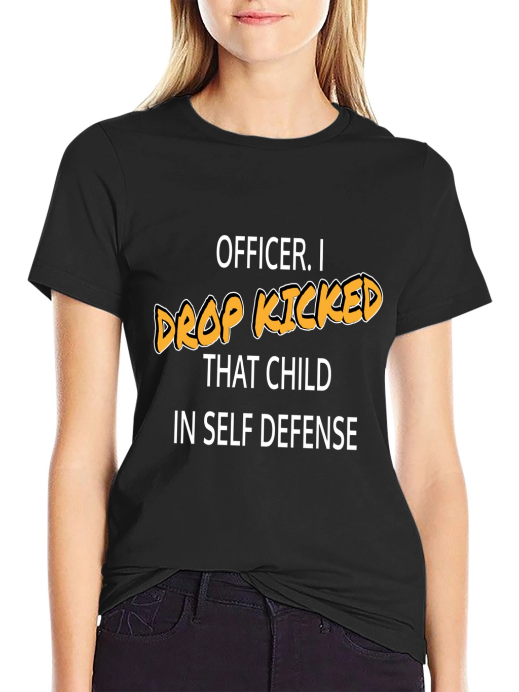 Funny Drop Kicked That Child Graphic Tee