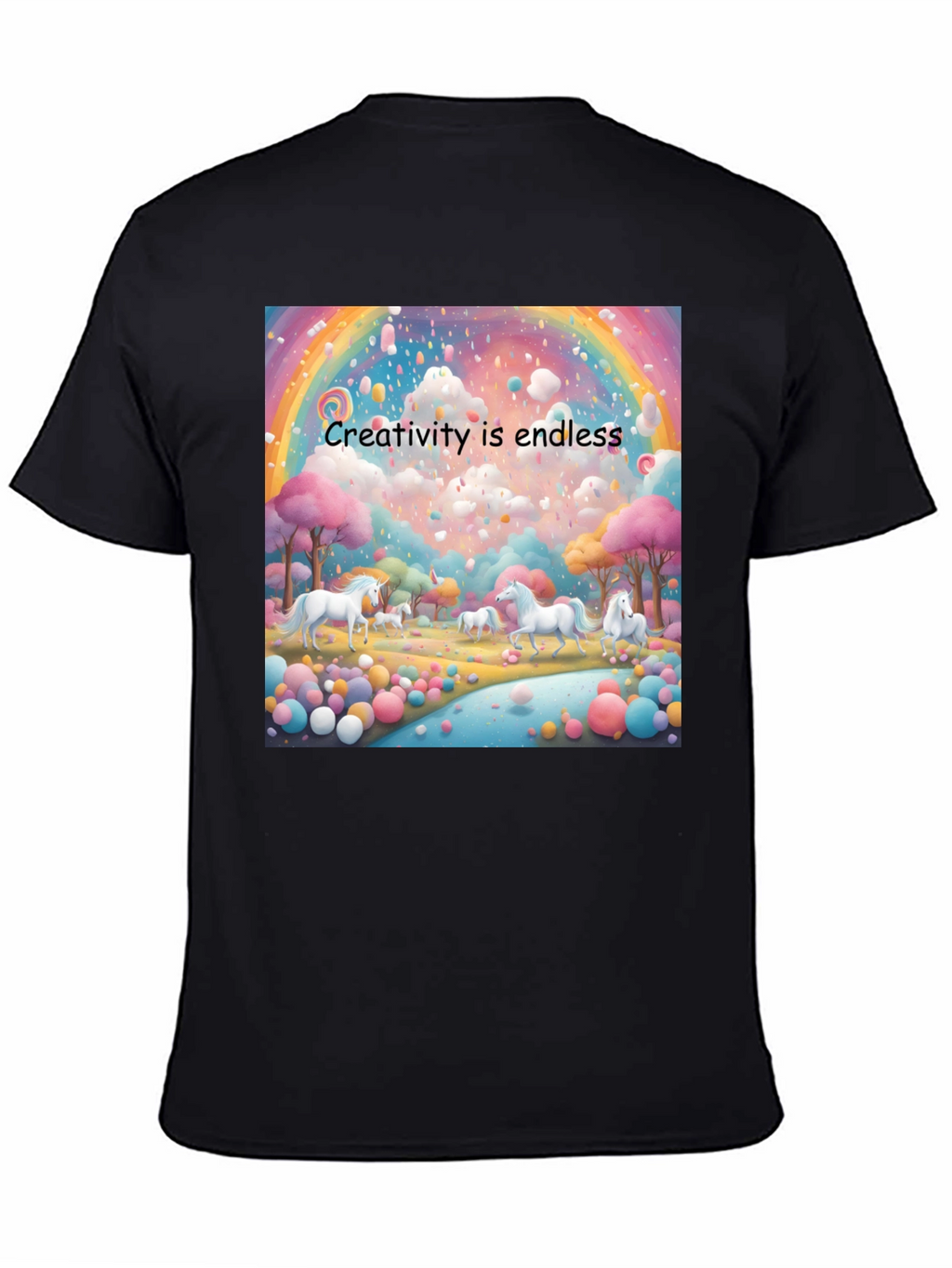 Creative Unicorn Dreamscape Graphic Tee