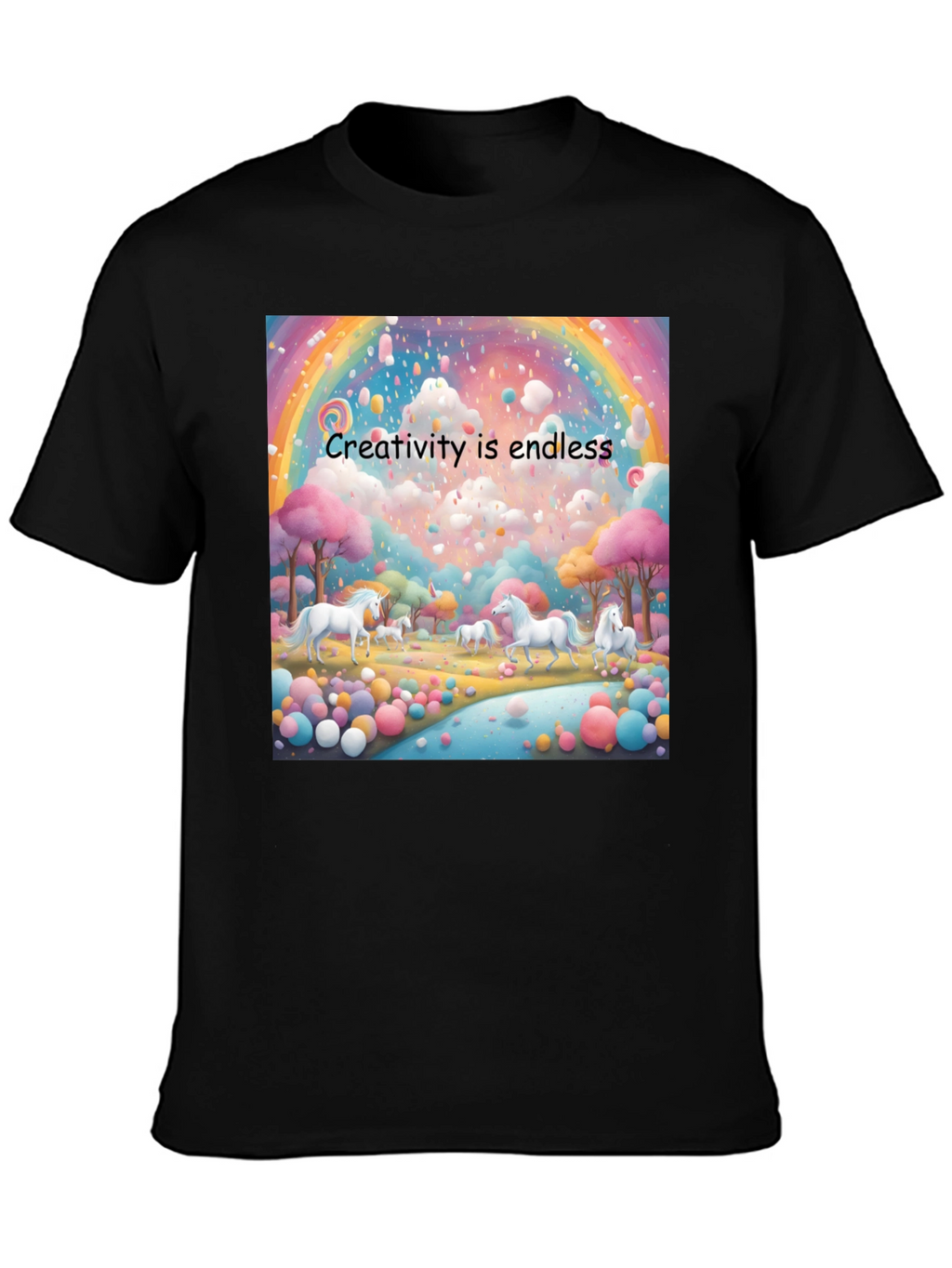 Creative Unicorn Dreamscape Graphic Tee