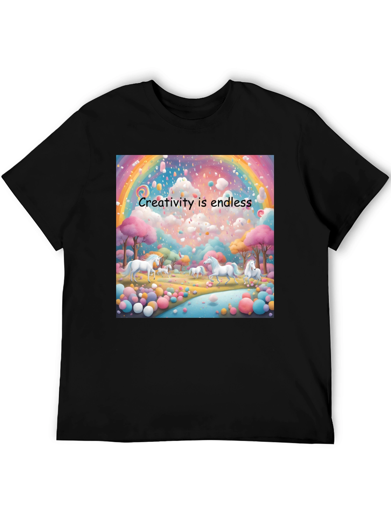 Creative Unicorn Dreamscape Graphic Tee
