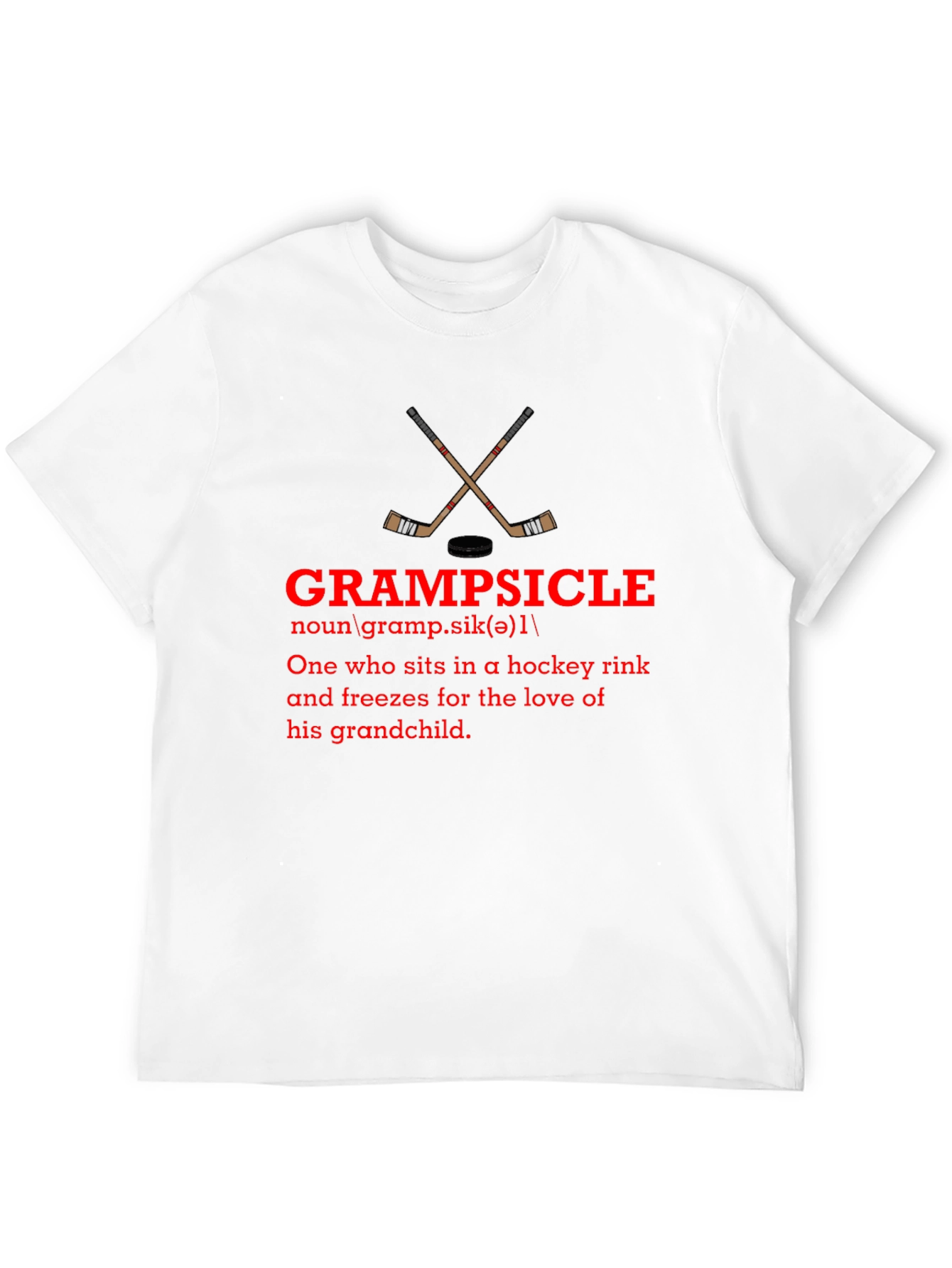 Grampsicle Hockey Fan T-Shirt