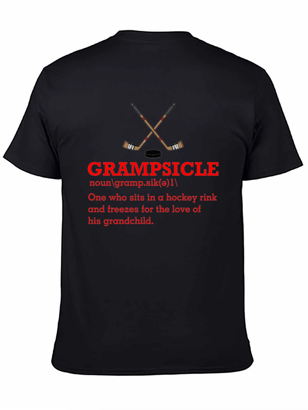 Grampsicle Hockey Fan T-Shirt