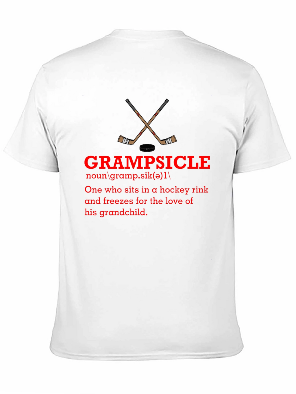 Grampsicle Hockey Fan T-Shirt