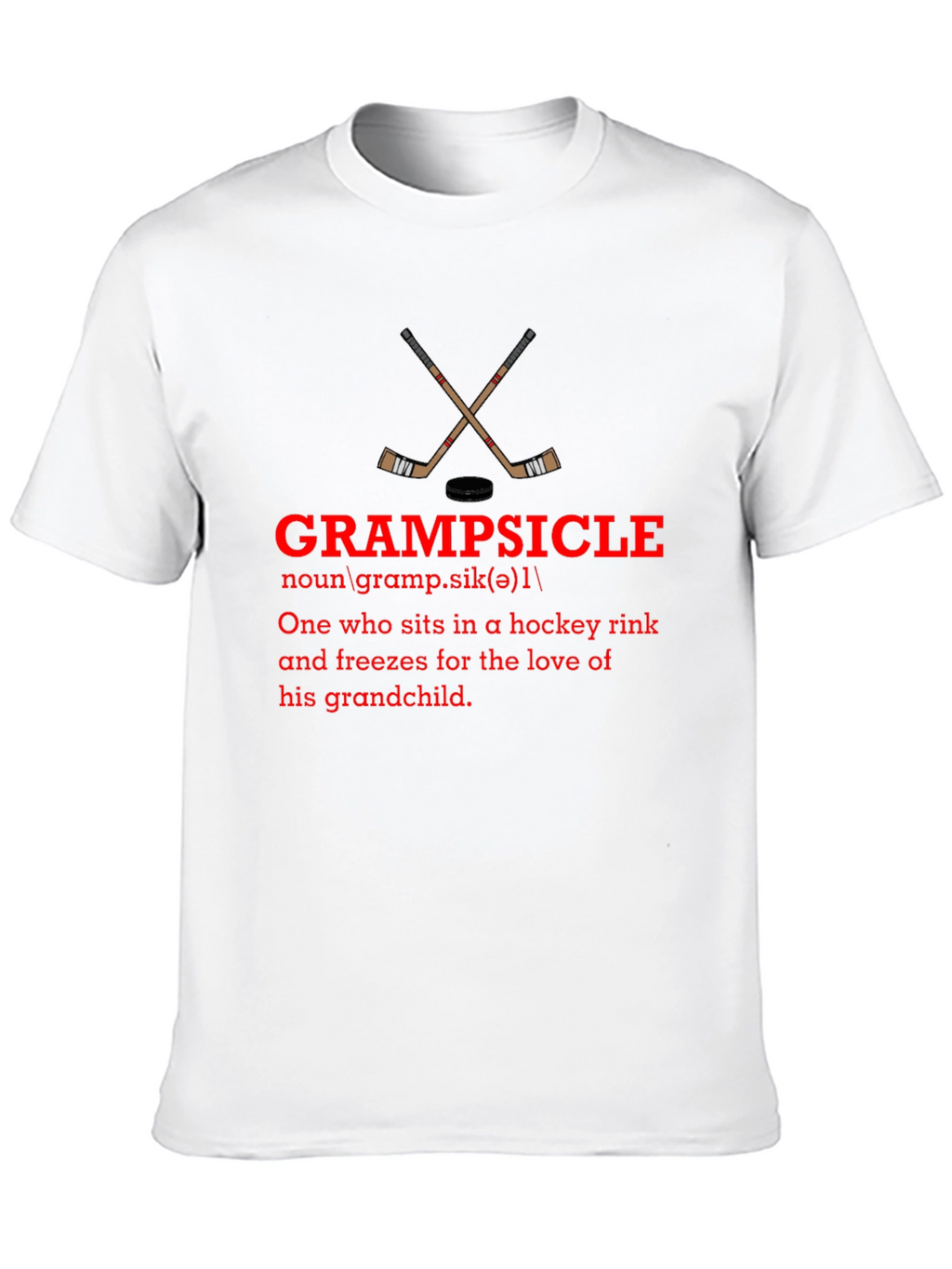 Grampsicle Hockey Fan T-Shirt