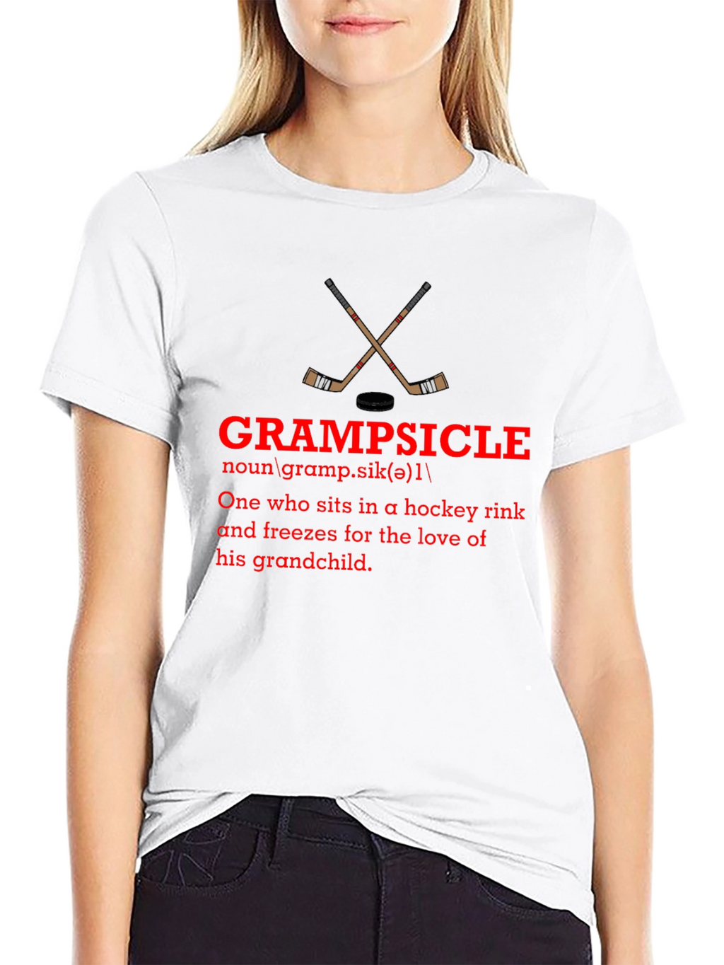 Grampsicle Hockey Fan T-Shirt
