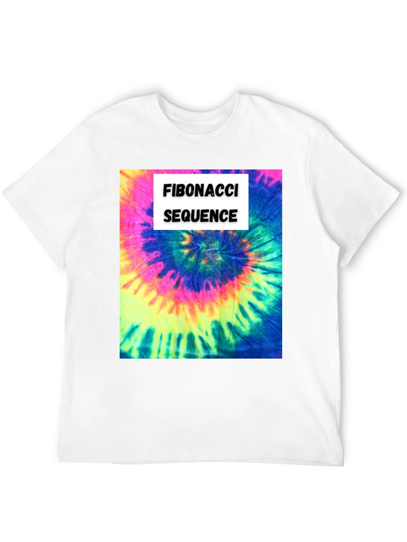 Fibonacci Sequence Tie-Dye T-Shirt - Math & Art