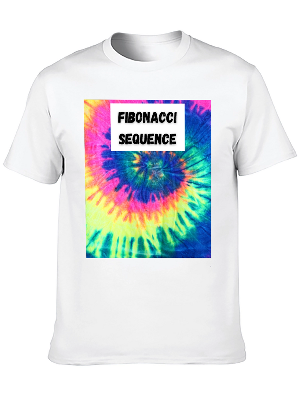 Fibonacci Sequence Tie-Dye T-Shirt - Math & Art