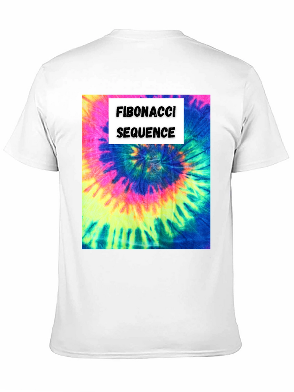 Fibonacci Sequence Tie-Dye T-Shirt - Math & Art