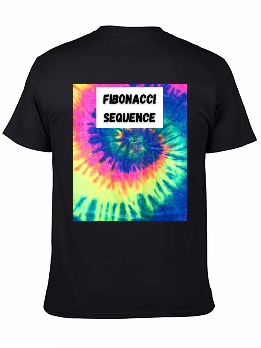 Fibonacci Sequence Tie-Dye T-Shirt - Math & Art