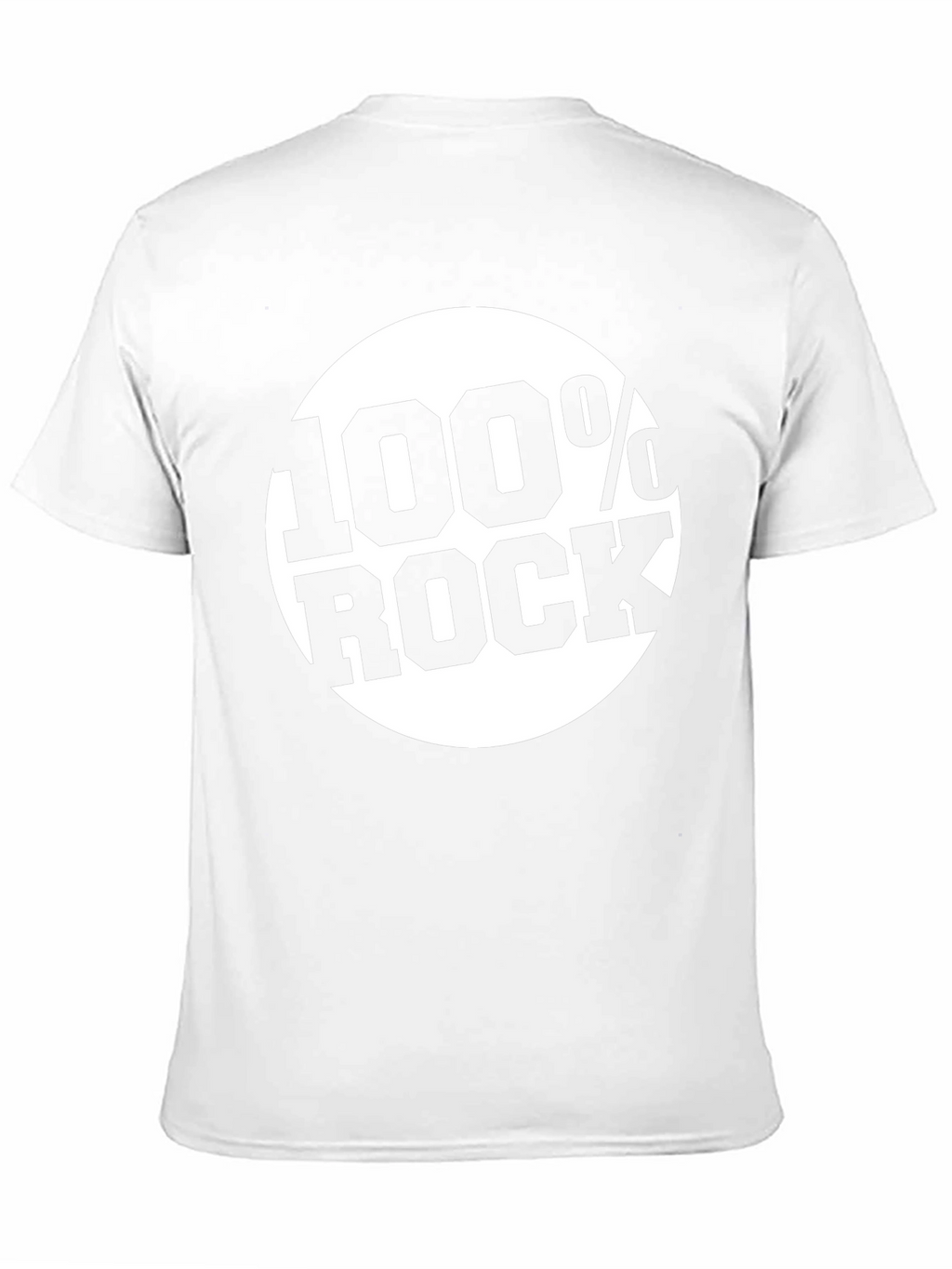 100% Rock Graphic Black T-Shirt