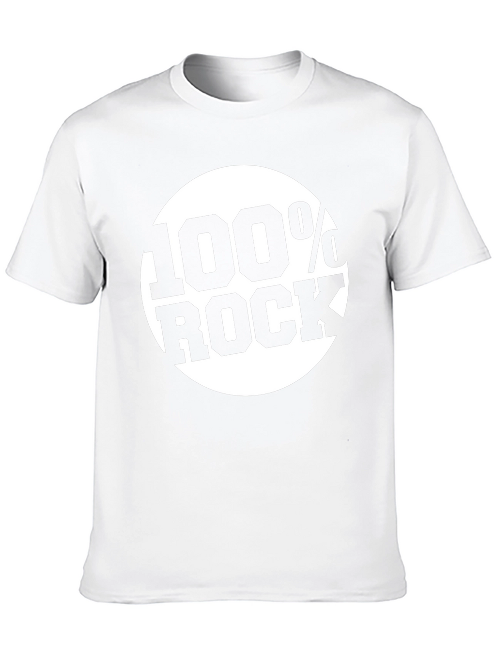 100% Rock Graphic Black T-Shirt