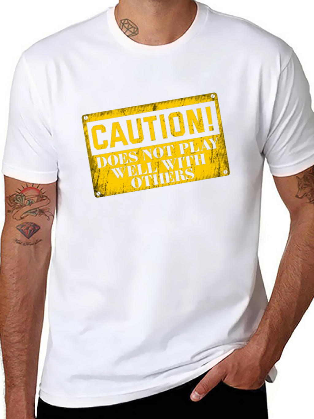 Caution: Does Not Play Well With Others T-Shirt
