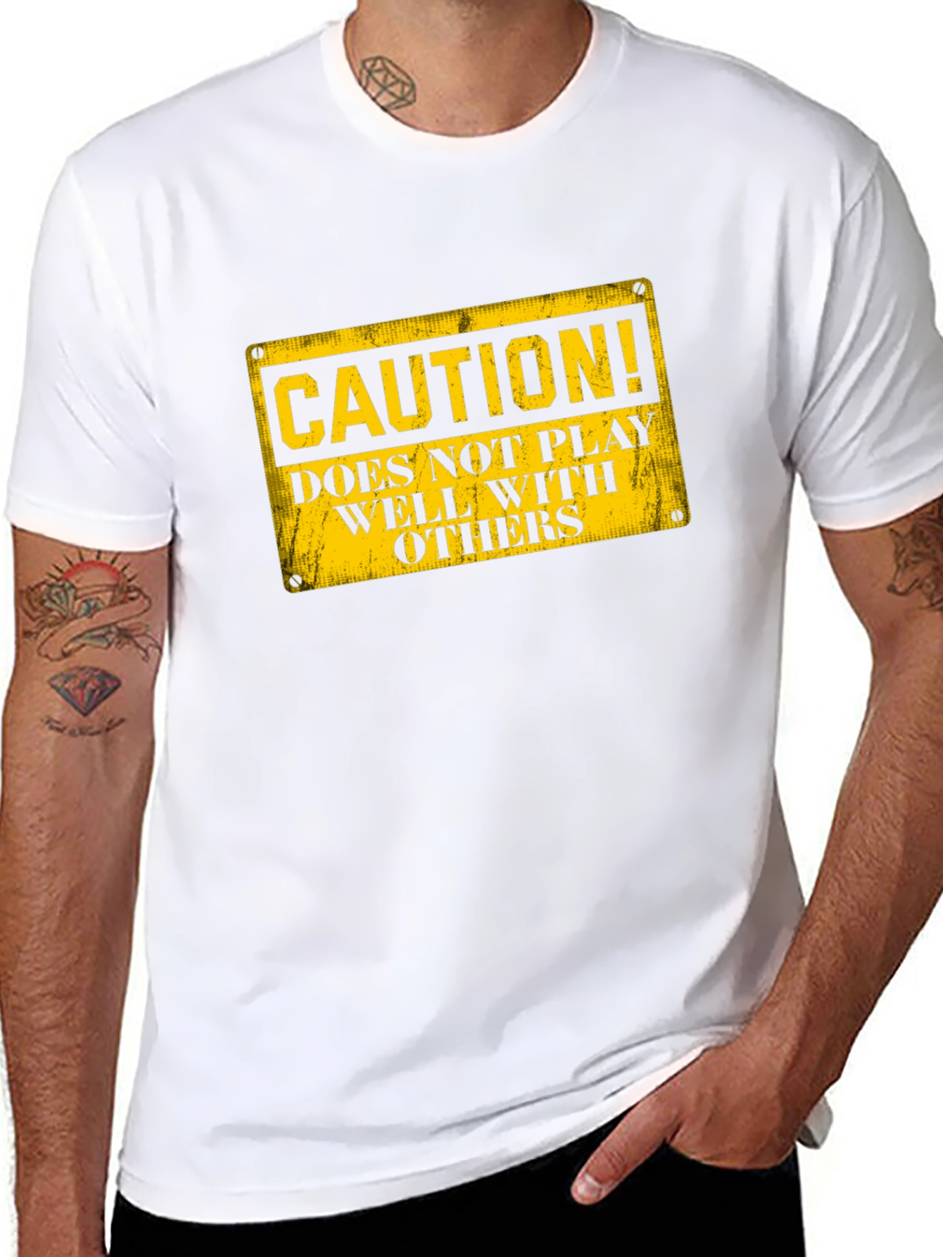 Caution: Does Not Play Well With Others T-Shirt