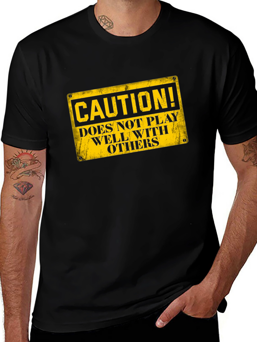 Caution: Does Not Play Well With Others T-Shirt
