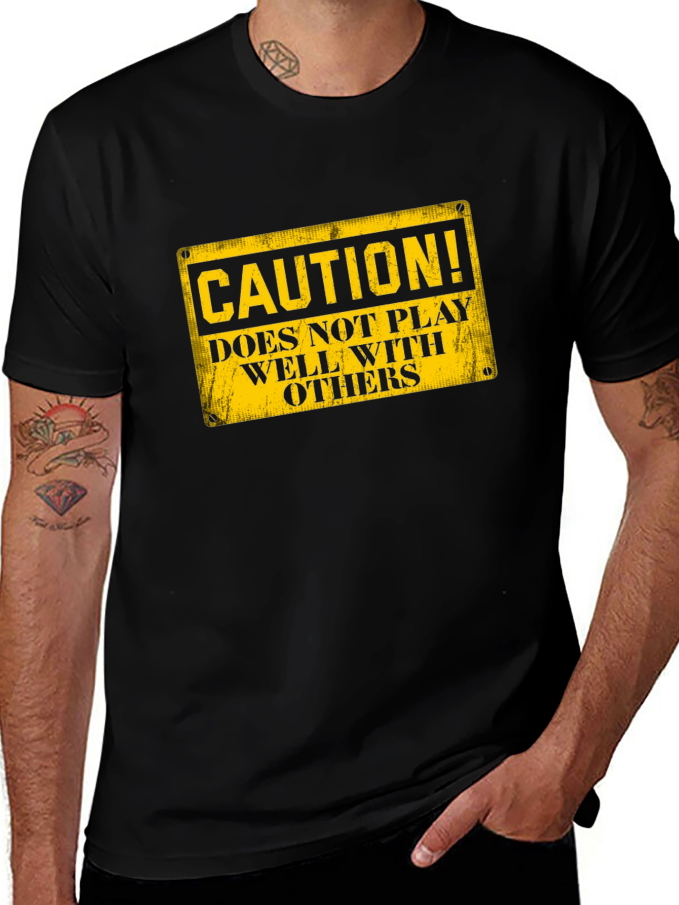 Caution: Does Not Play Well With Others T-Shirt