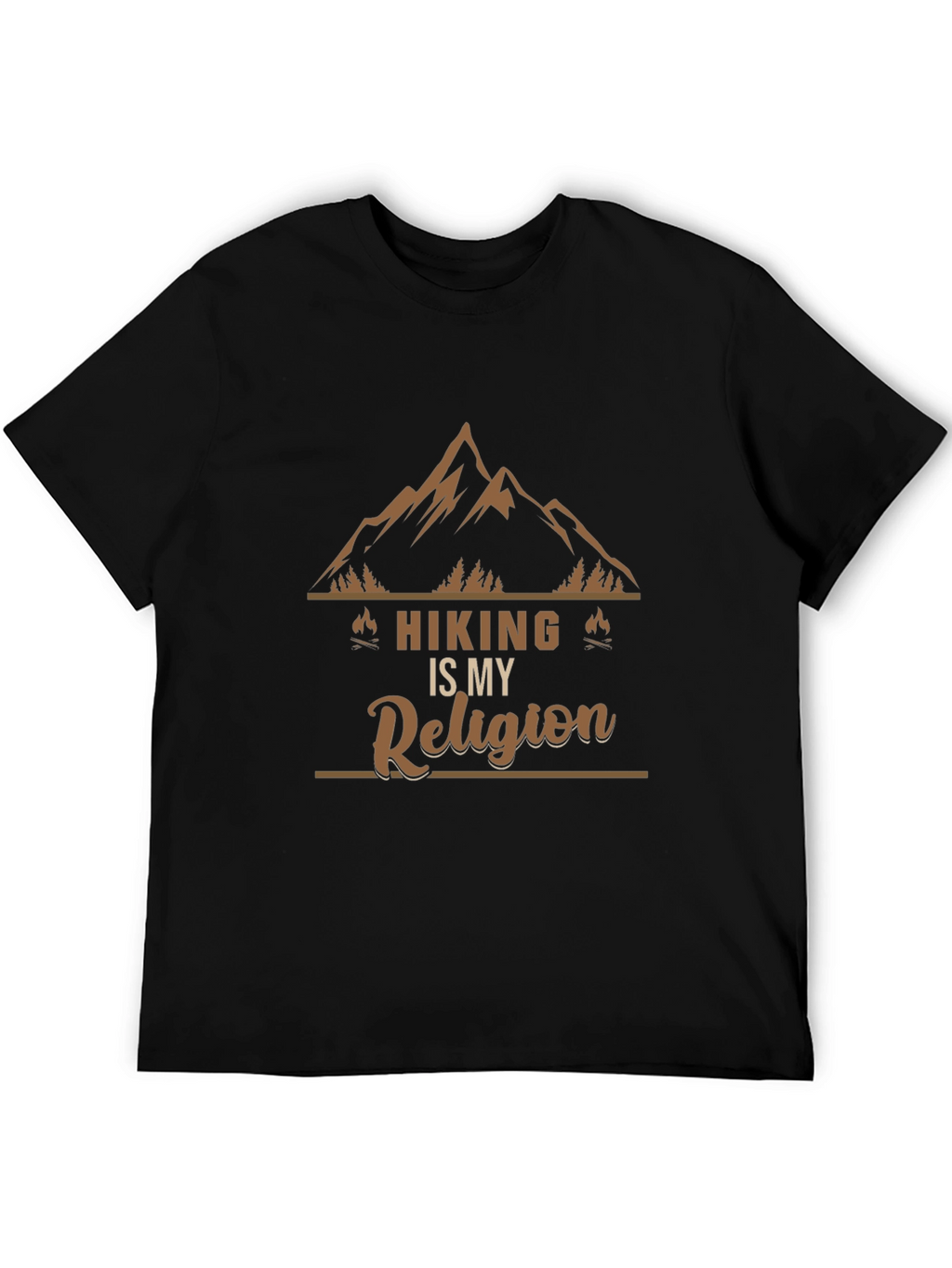 Hiking is My Religion Graphic T-Shirt
