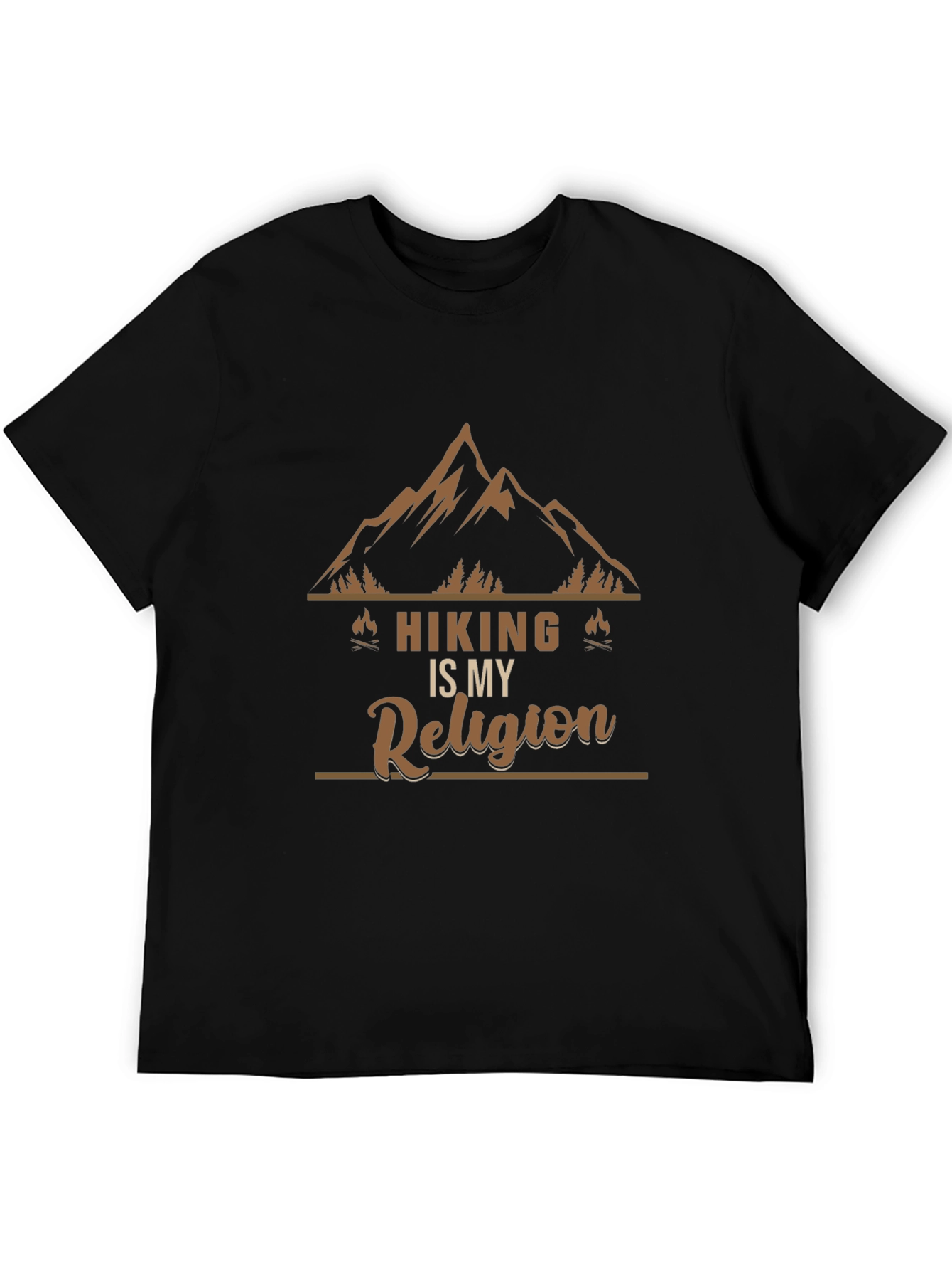 Hiking is My Religion Graphic T-Shirt