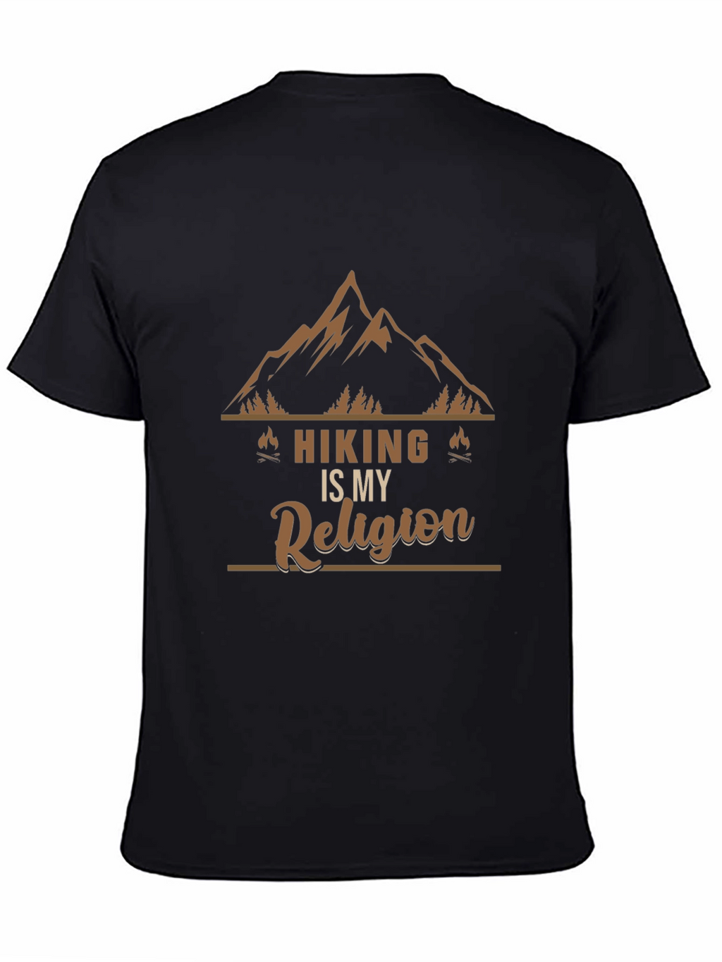 Hiking is My Religion Graphic T-Shirt