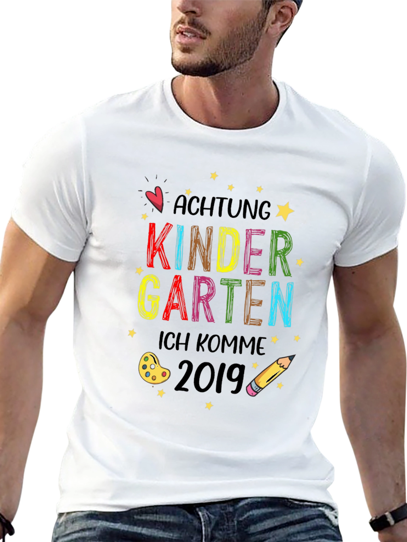 Achtung Kindergarten T-Shirt