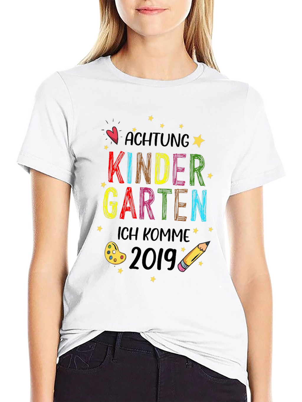 Achtung Kindergarten T-Shirt
