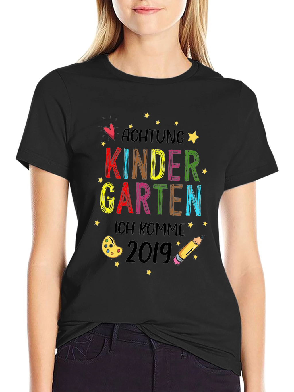 Achtung Kindergarten T-Shirt