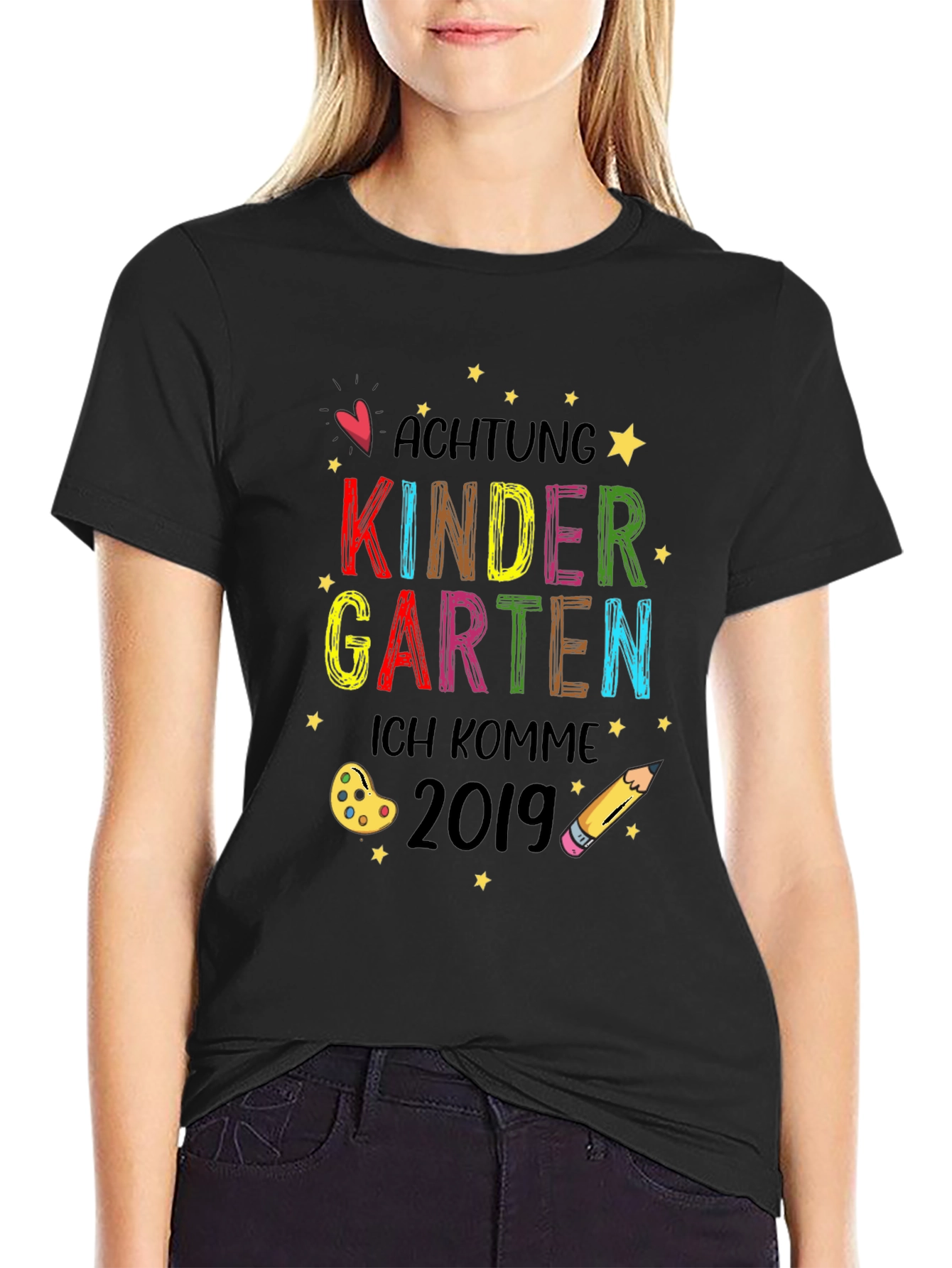 Achtung Kindergarten T-Shirt