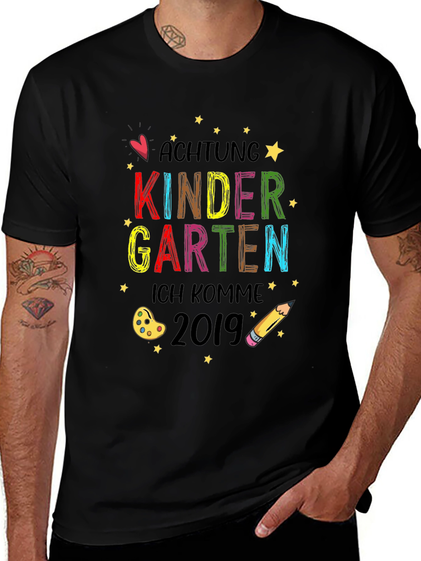 Achtung Kindergarten T-Shirt