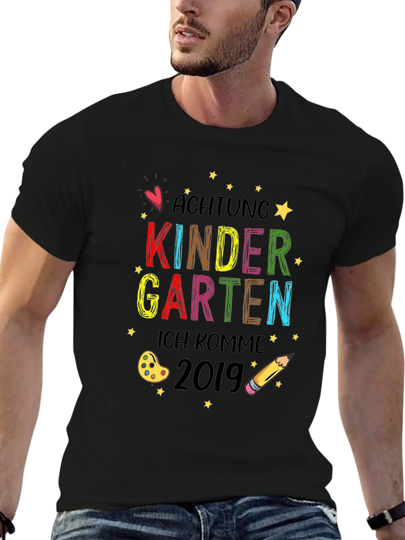Achtung Kindergarten T-Shirt