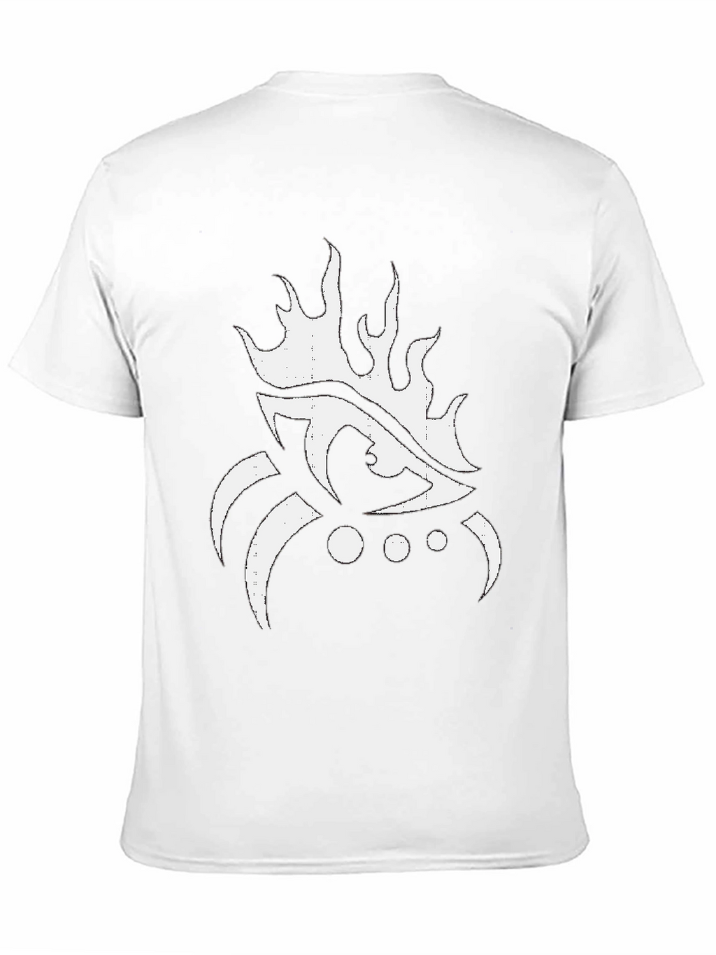 Eye Flame Graphic Black T-Shirt