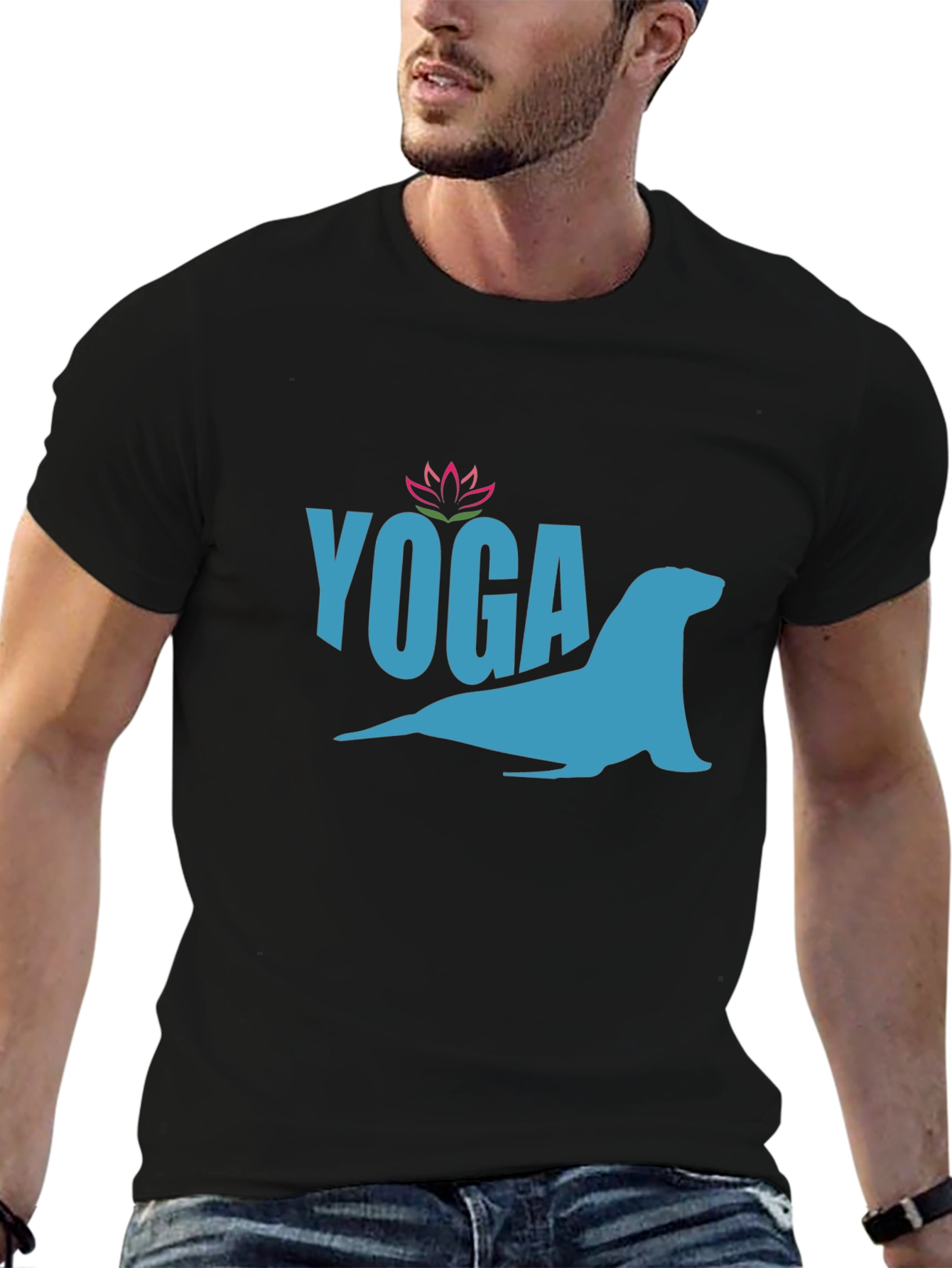 Yoga Seal T-Shirt - Relaxed Fit