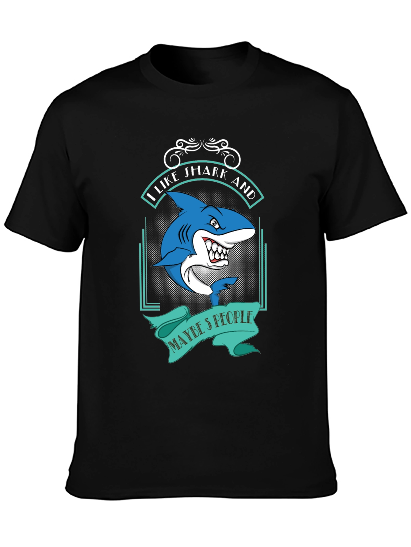 I Like Sharks and Maybe 5 People Funny T-Shirt