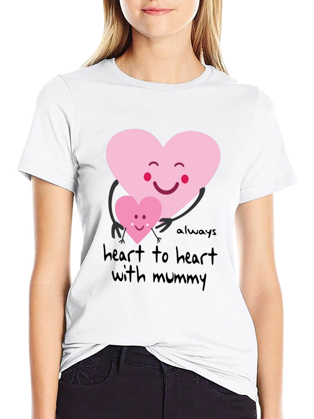 Heart to Heart with Mummy Graphic Tee