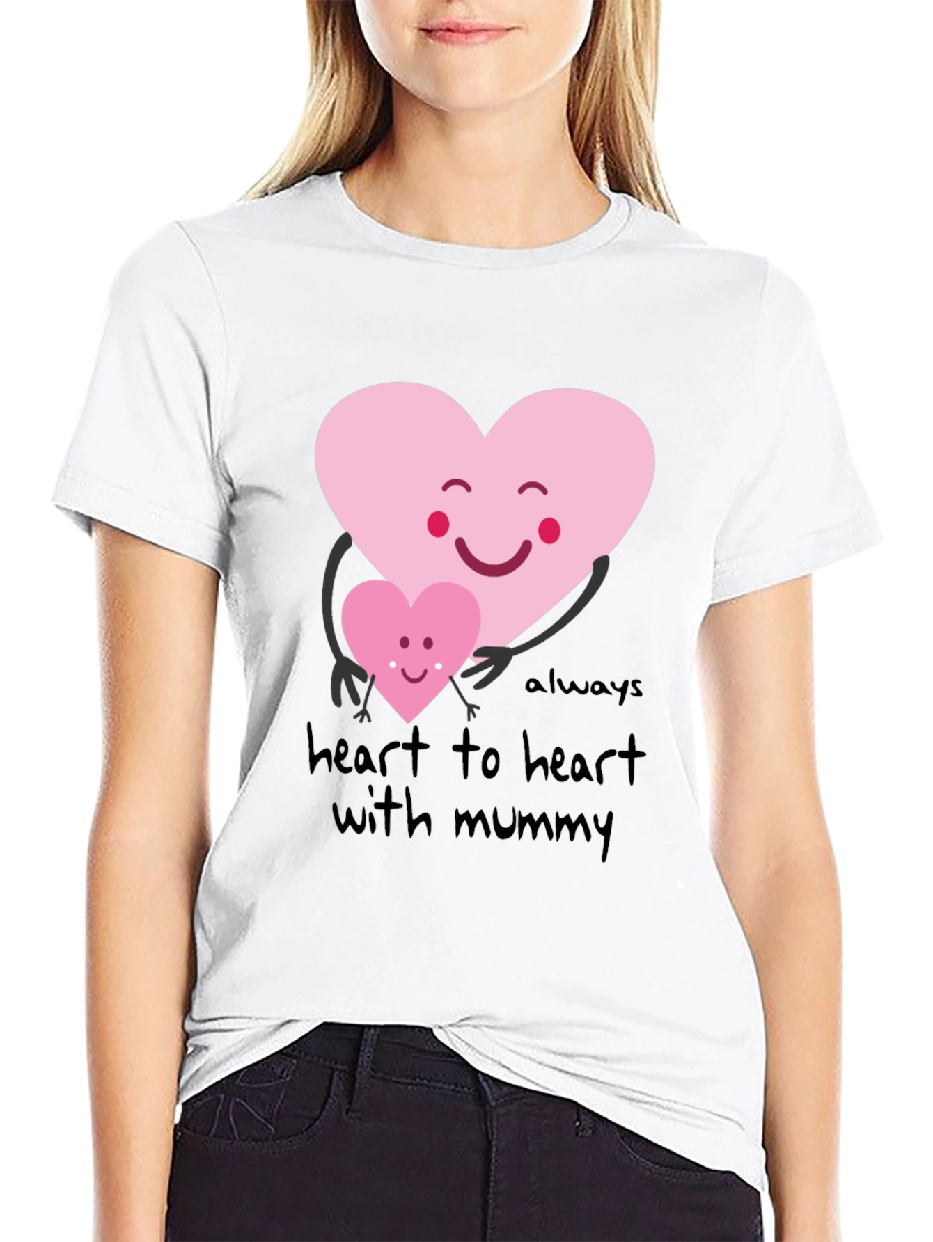 Heart to Heart with Mummy Graphic Tee