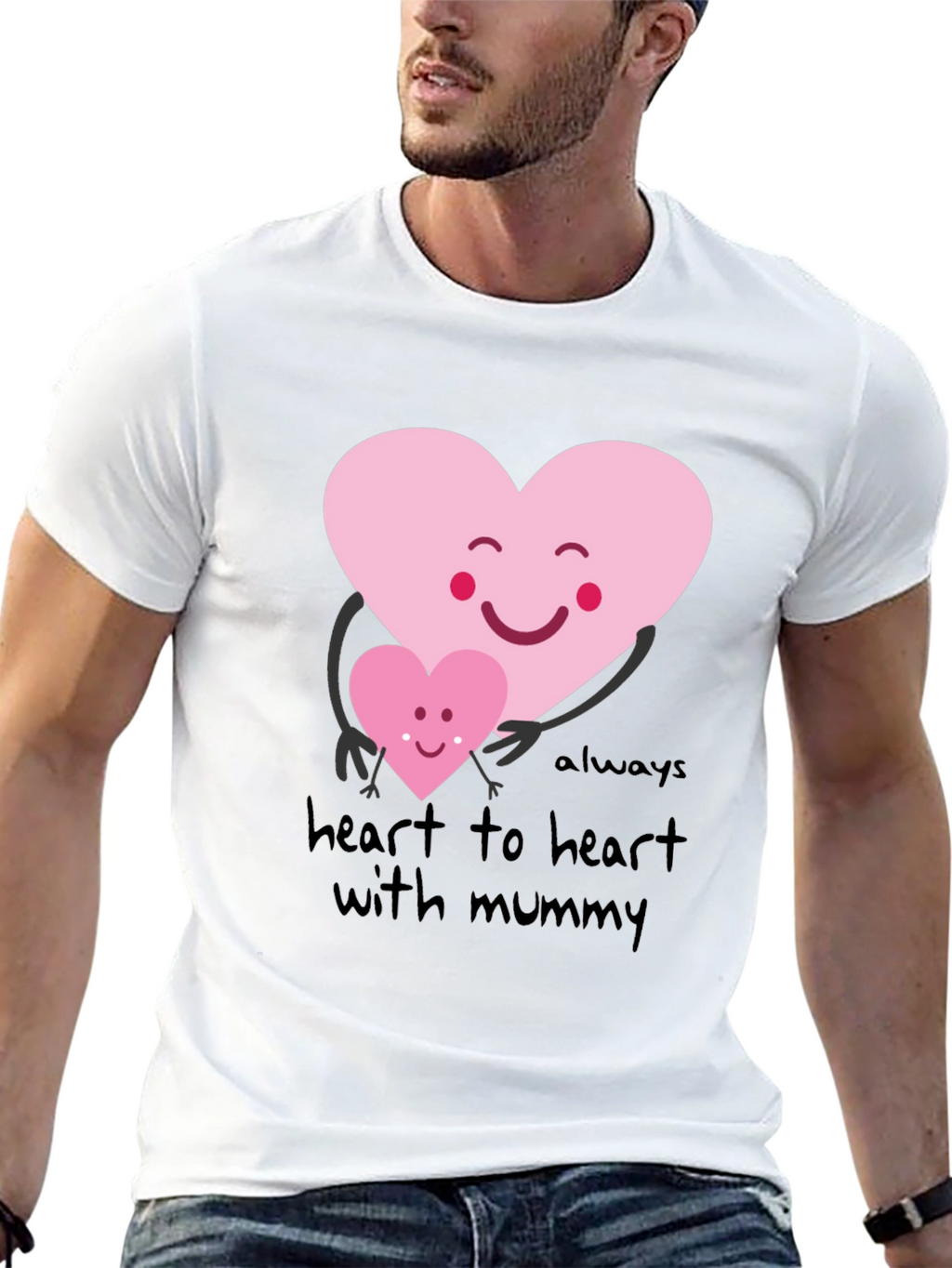 Heart to Heart with Mummy Graphic Tee