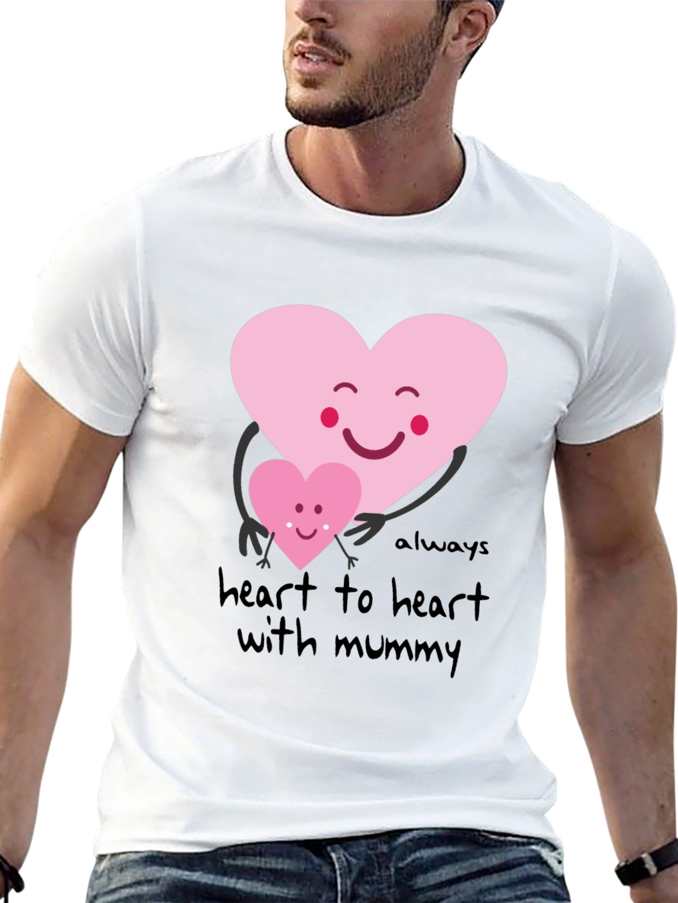 Heart to Heart with Mummy Graphic Tee
