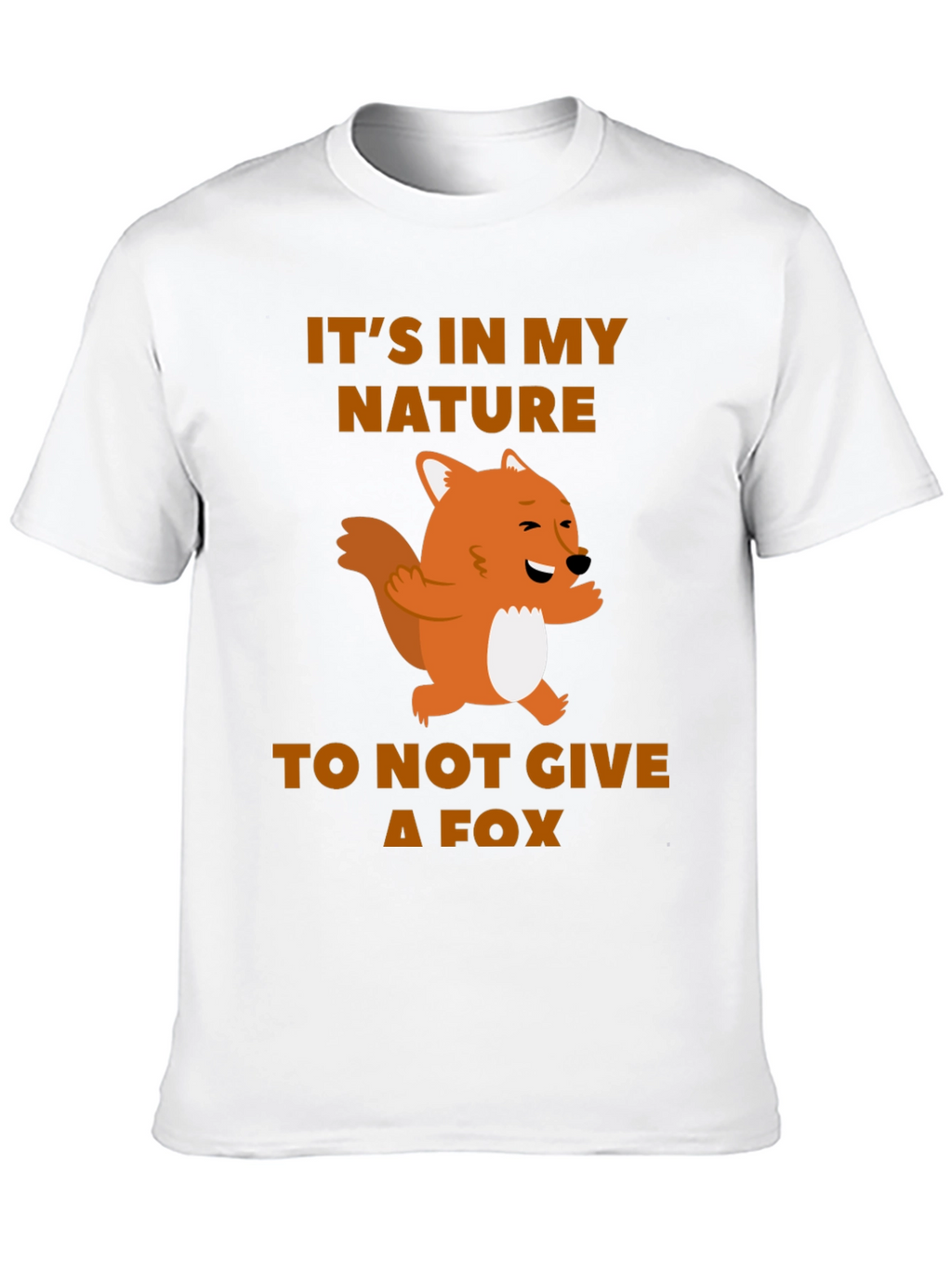 Funny Fox Graphic T-Shirt - Its In My Nature