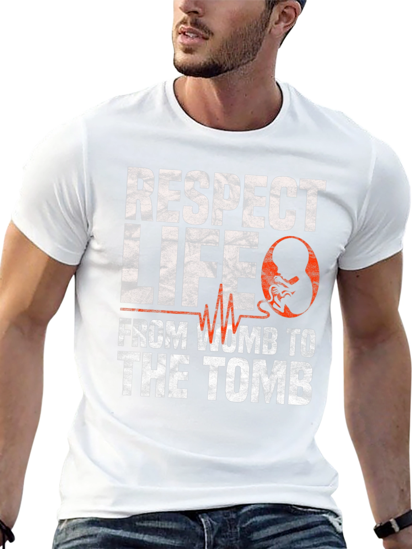 Respect Life From Womb to Tomb Pro-Life T-Shirt