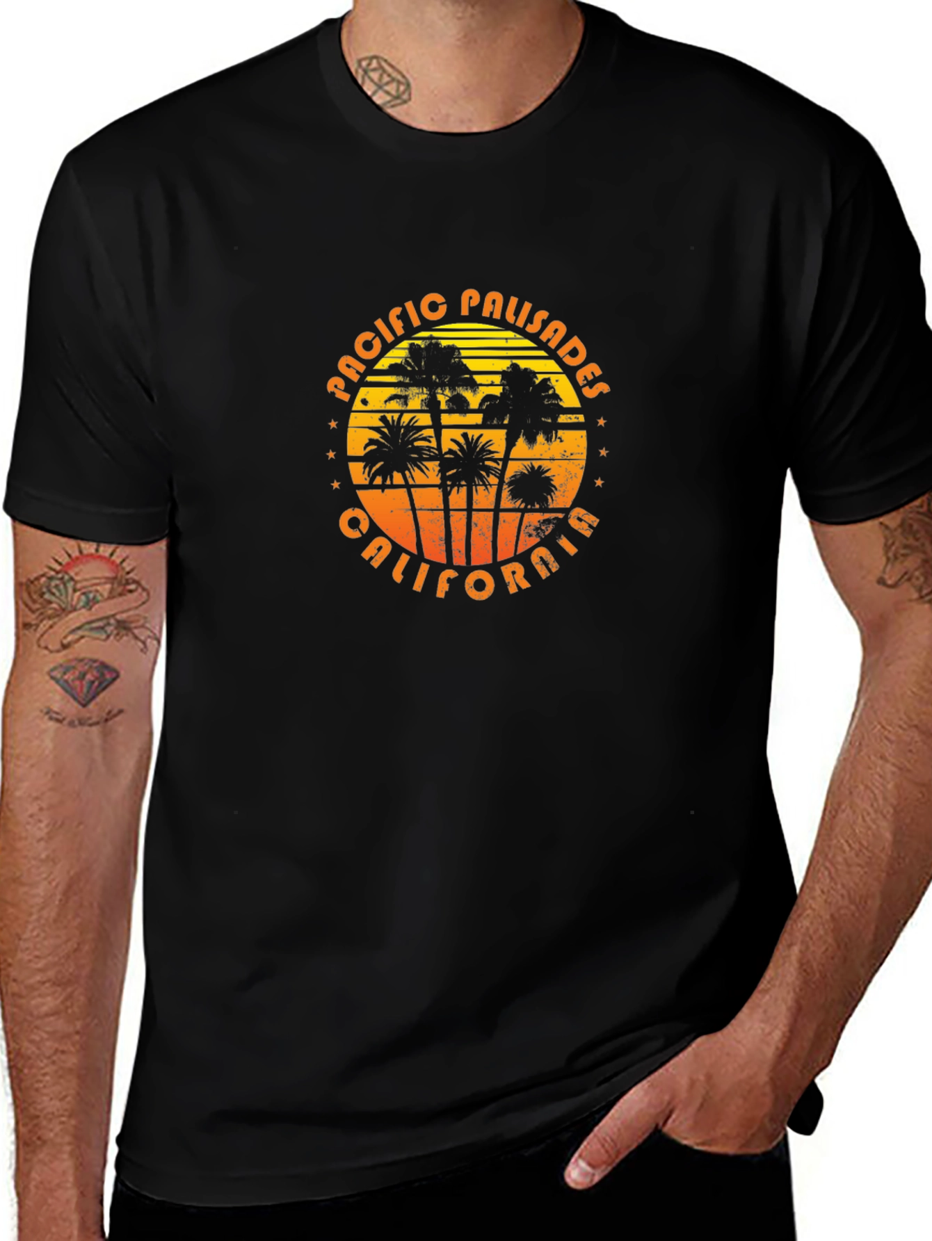 Pacific Palisades California Graphic T-Shirt