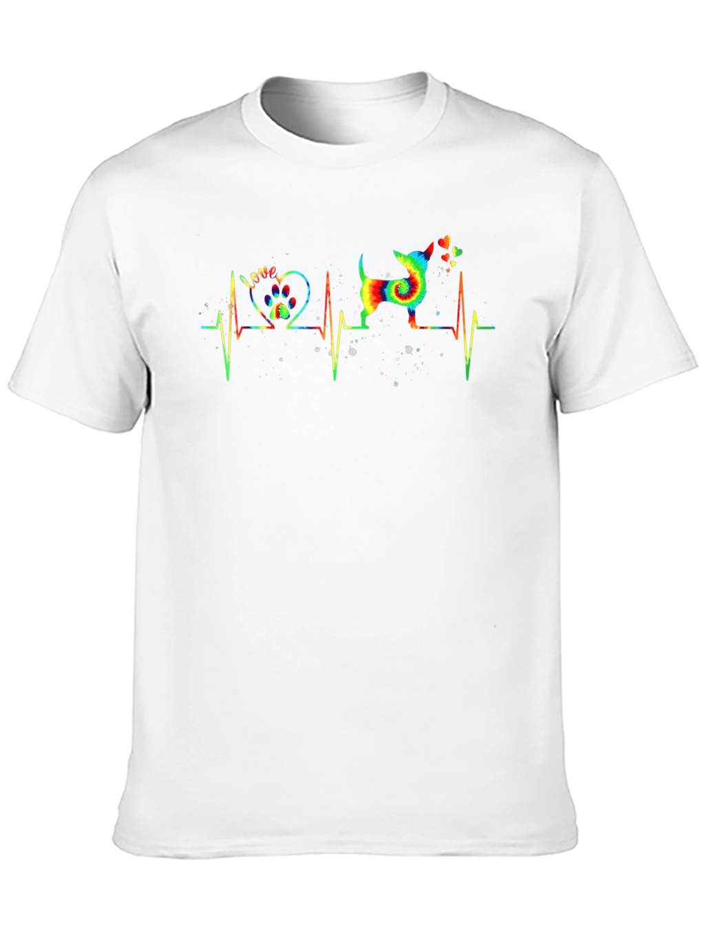 Dog Love Heartbeat T-Shirt