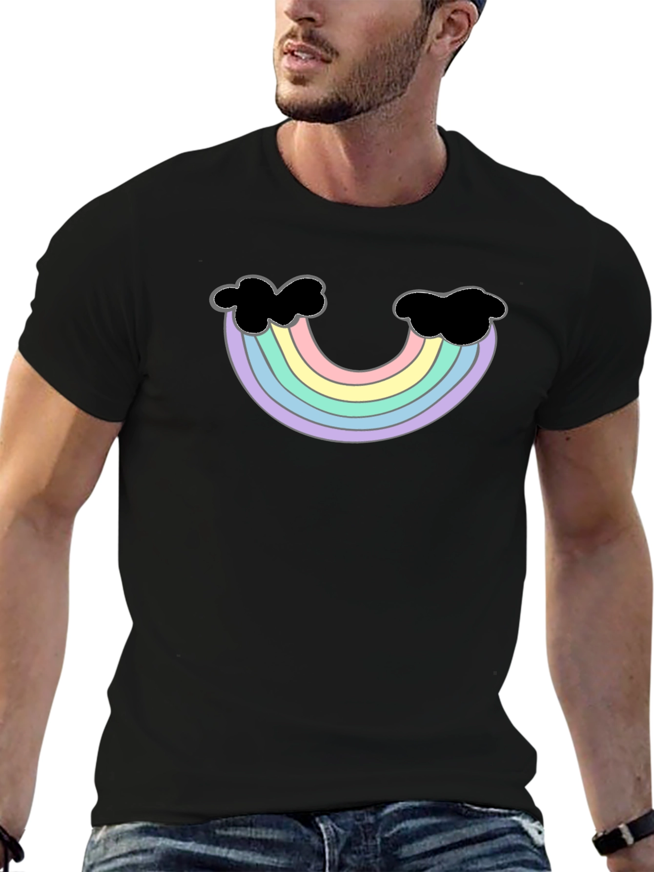 Pastel Rainbow T-Shirt - Unique Design
