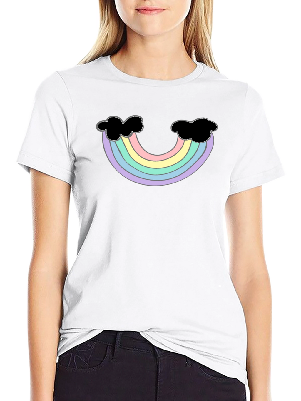 Pastel Rainbow T-Shirt - Unique Design