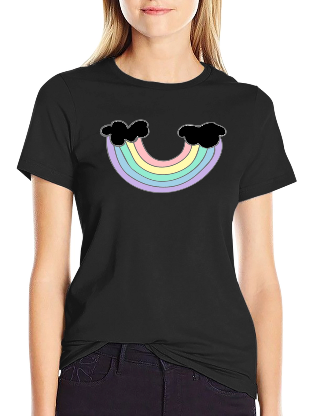 Pastel Rainbow T-Shirt - Unique Design