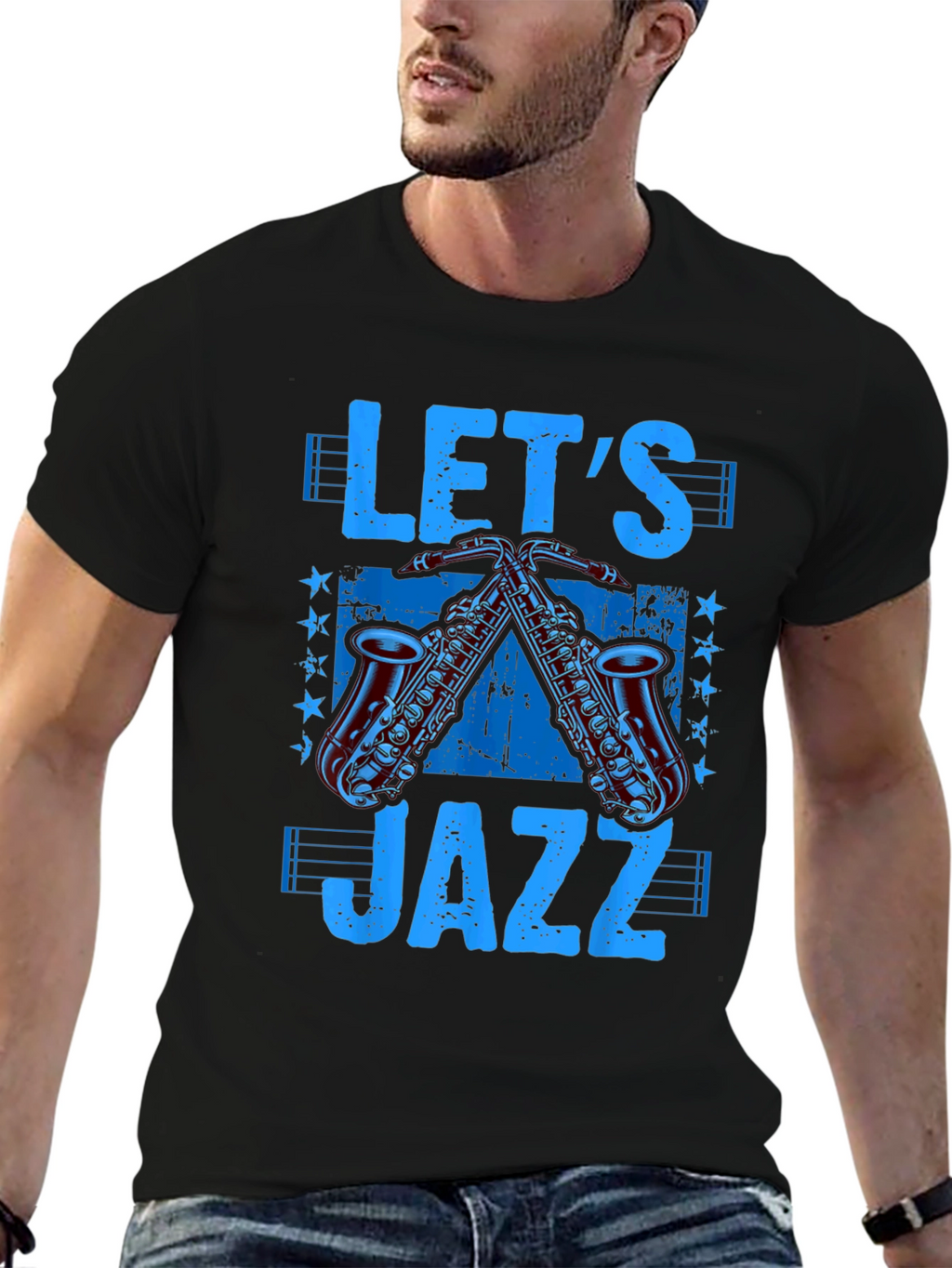 Lets Jazz Graphic Tee - Music Lover T-Shirt