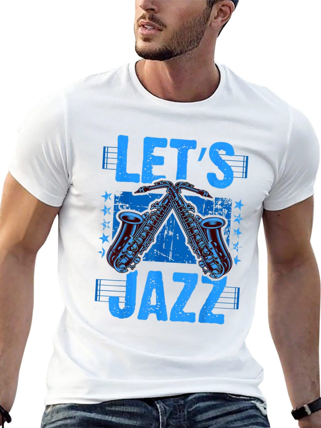 Lets Jazz Graphic Tee - Music Lover T-Shirt