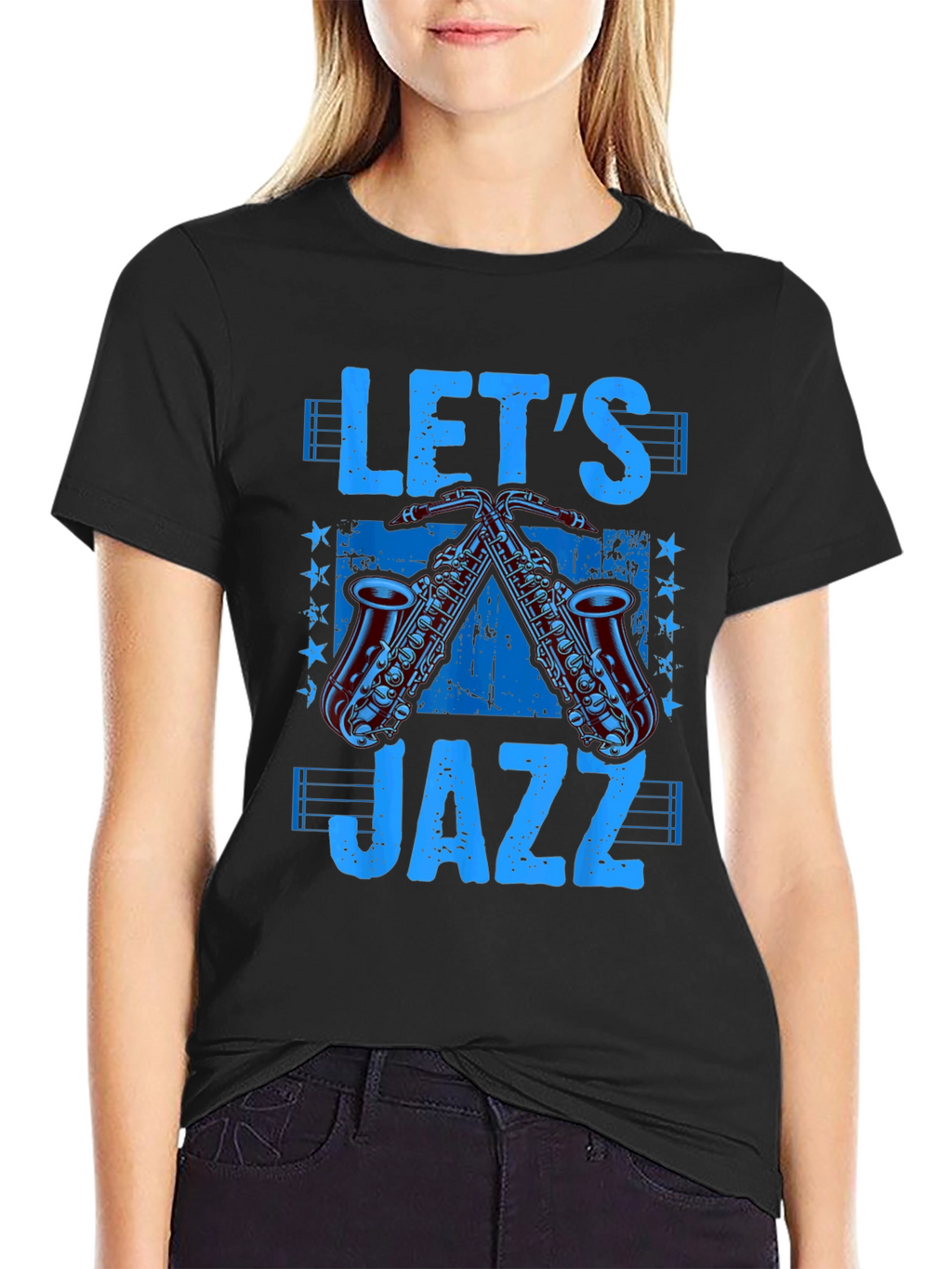 Lets Jazz Graphic Tee - Music Lover T-Shirt